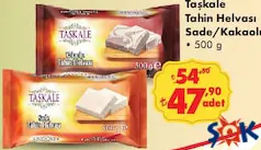 TAŞKALE TAHİN HELVASI SADE/KAKAOLU 500 G TAŞKALE TAHİN HELVASI SADE/KAKAOLU 500 G